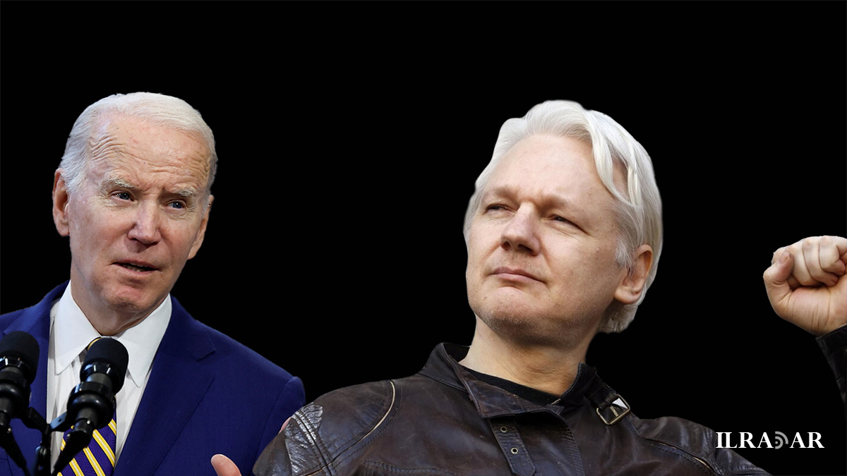 Il presidente Joe Biden e Julian Assange