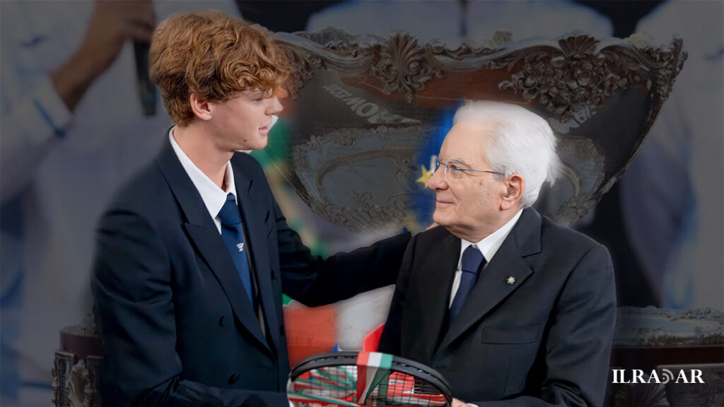 Jannik Sinner e Sergio Mattarella