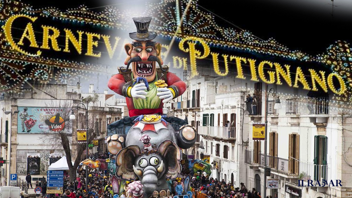 Un momento del carnevale di Putignano