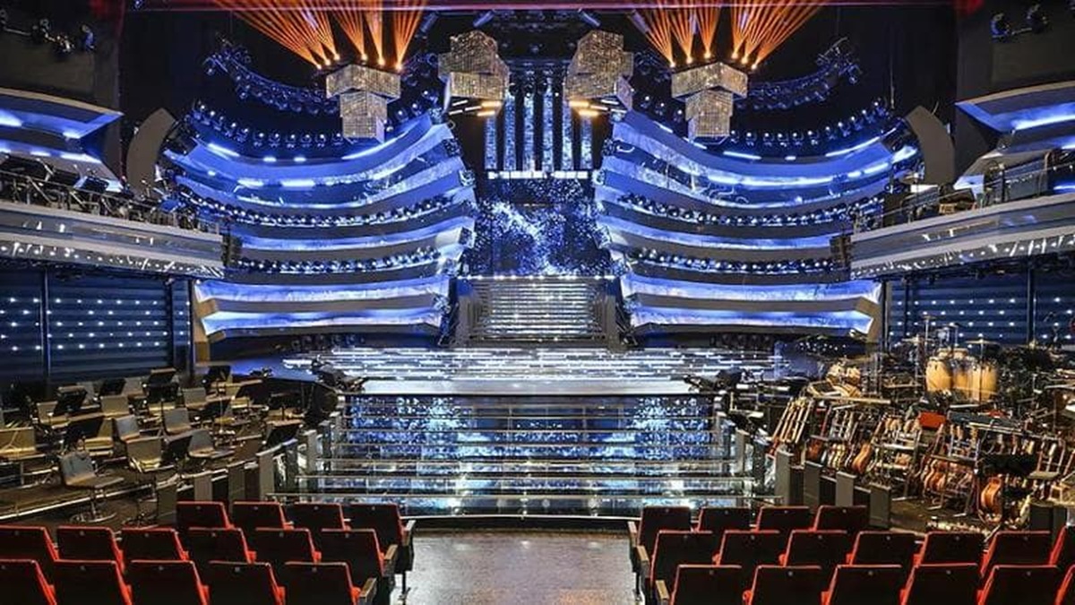 Il palco del Teatro Ariston di Sanremo